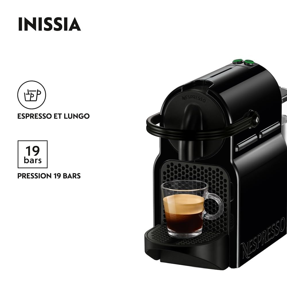 Cafetière compacte Avireo noire 19 bars