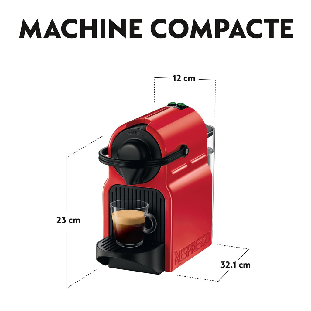 Cafetière espresso Avireo rouge design slim