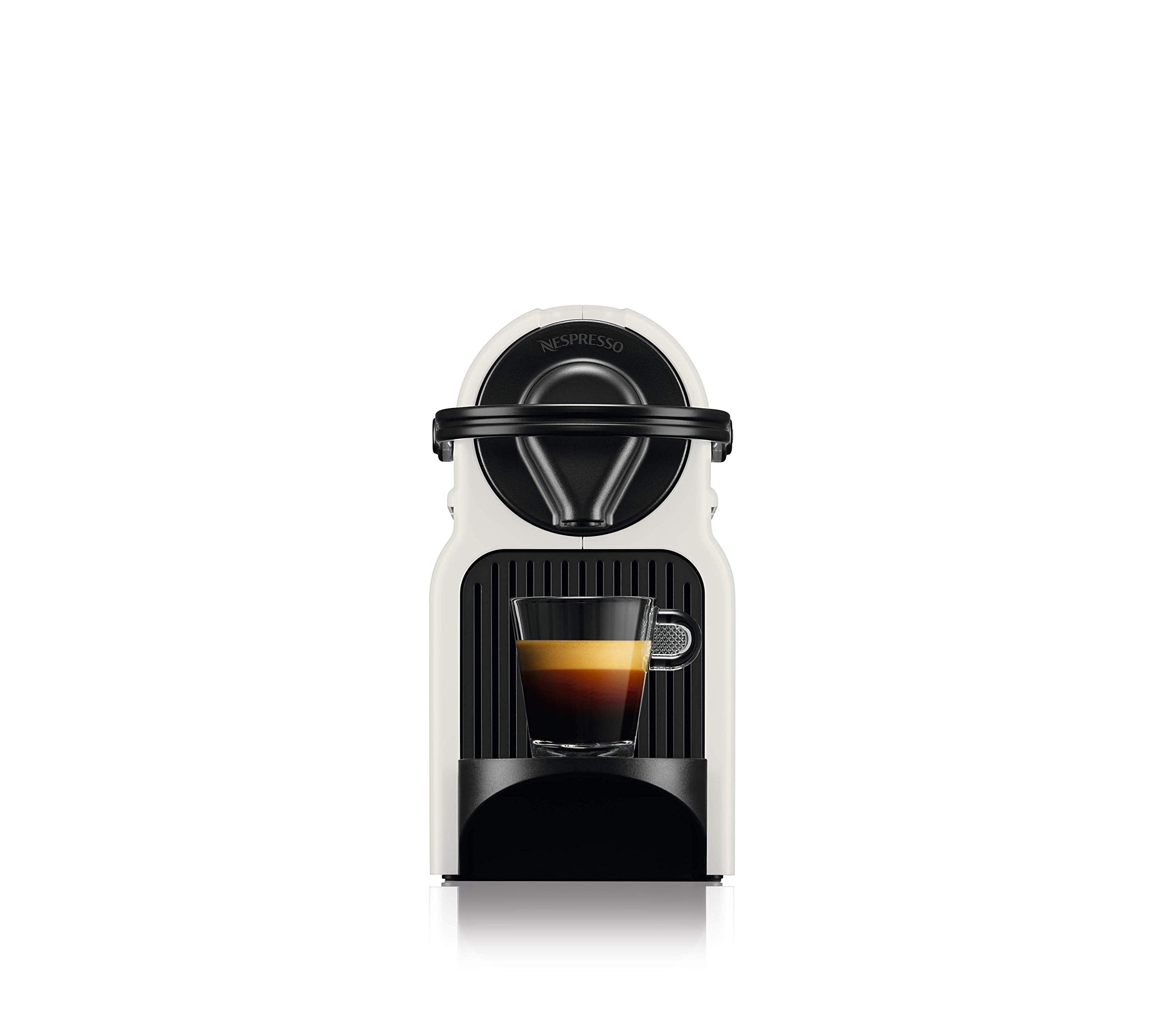 Cafetière à capsule Avireo rouge rubis avec mousseur lait blanc